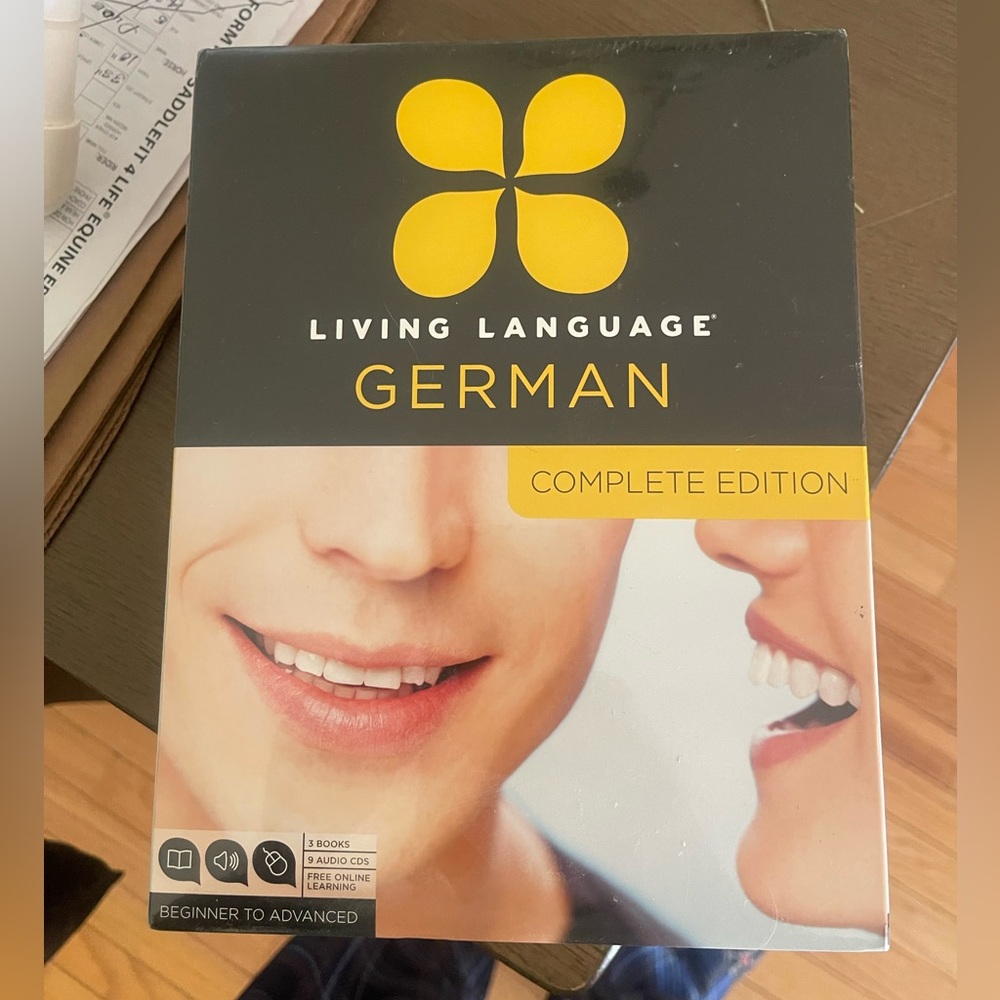 Living Language German Complete Edition Set (Beginner to Advanced) – NEW/Unused